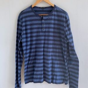 Robert Barakett Men’s Long Sleeve Henley Shirt